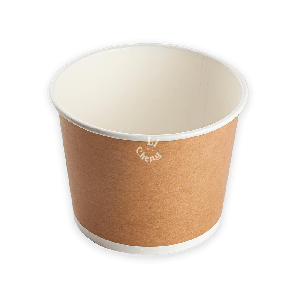 仿牛皮紙湯杯
