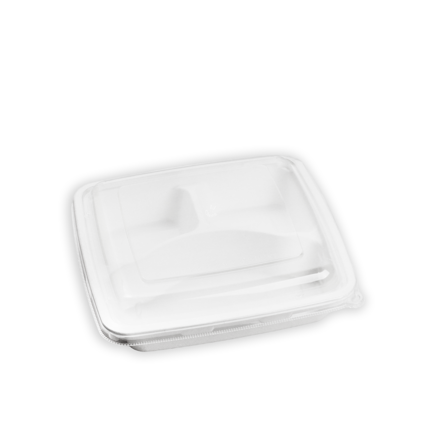 39號 1250ml 白色植纖九吋三格餐盒