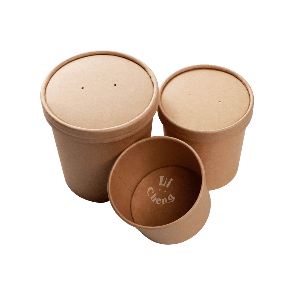 牛皮紙湯杯