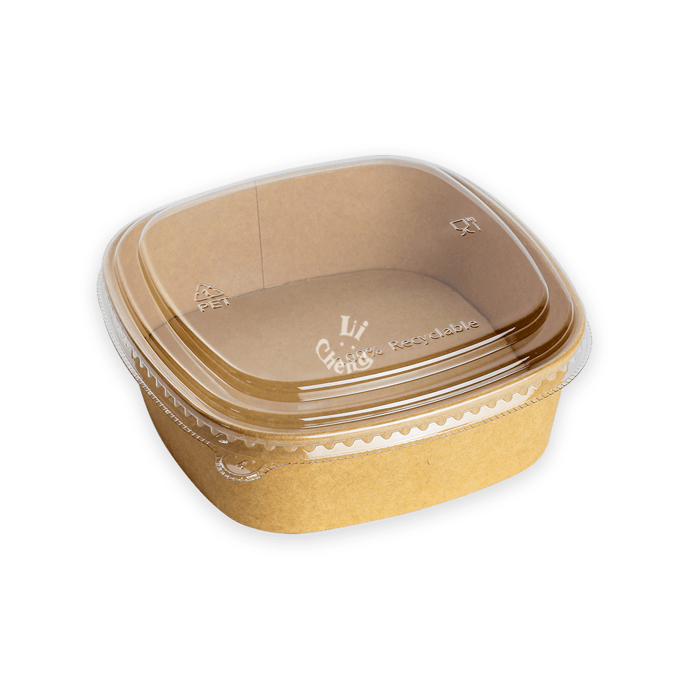 正方形牛皮餐盒