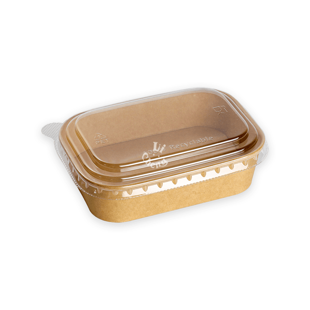 長方形牛皮餐盒