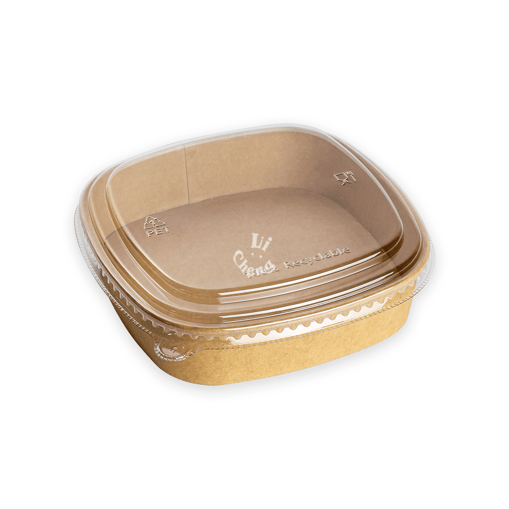 正方形牛皮餐盒